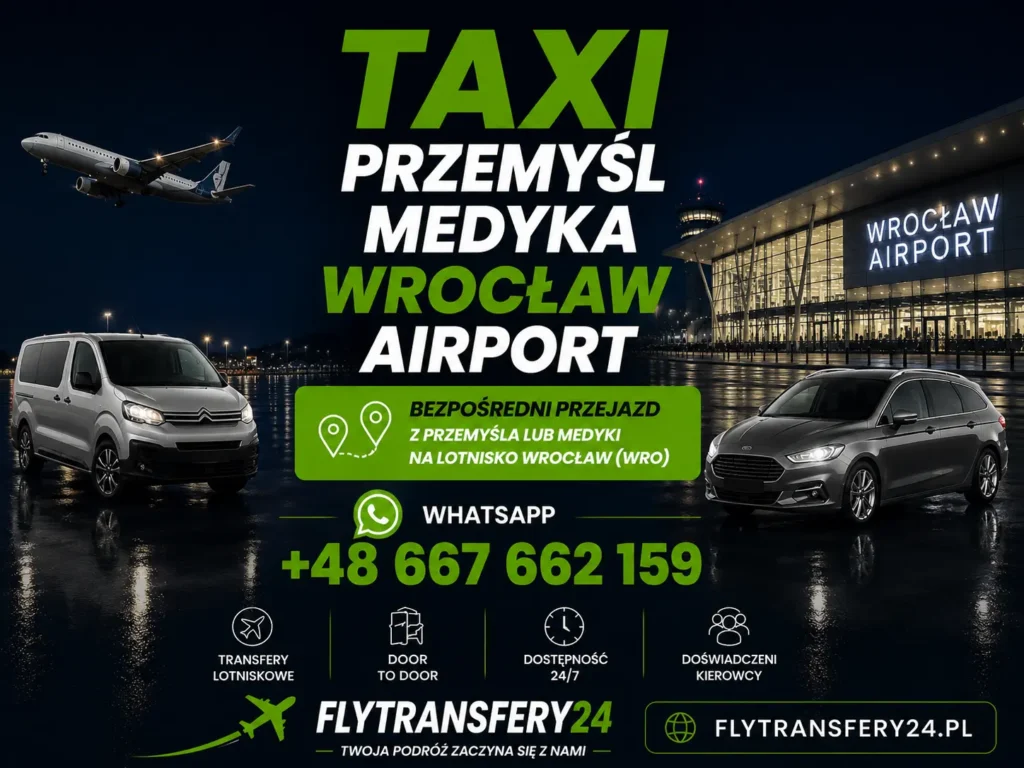 Taxi Medyka 24h Airport Wrocław Strachowice